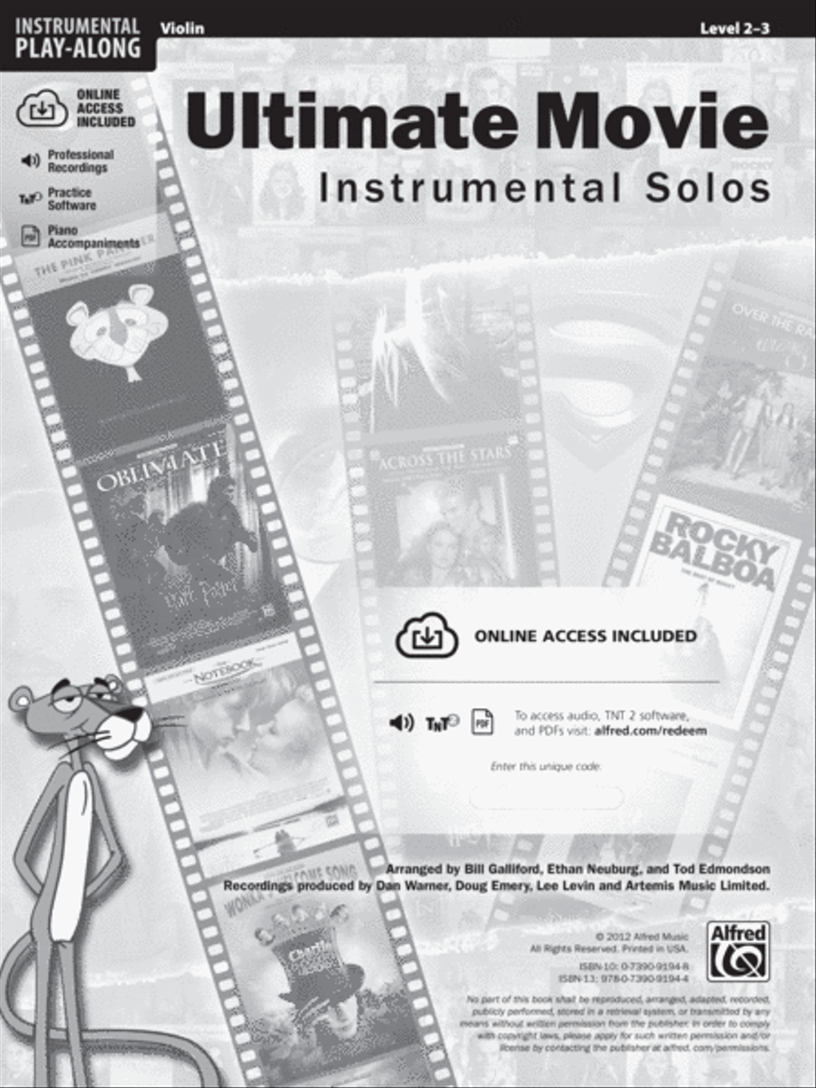 Ultimate Movie Instrumental Solos for Strings image number null