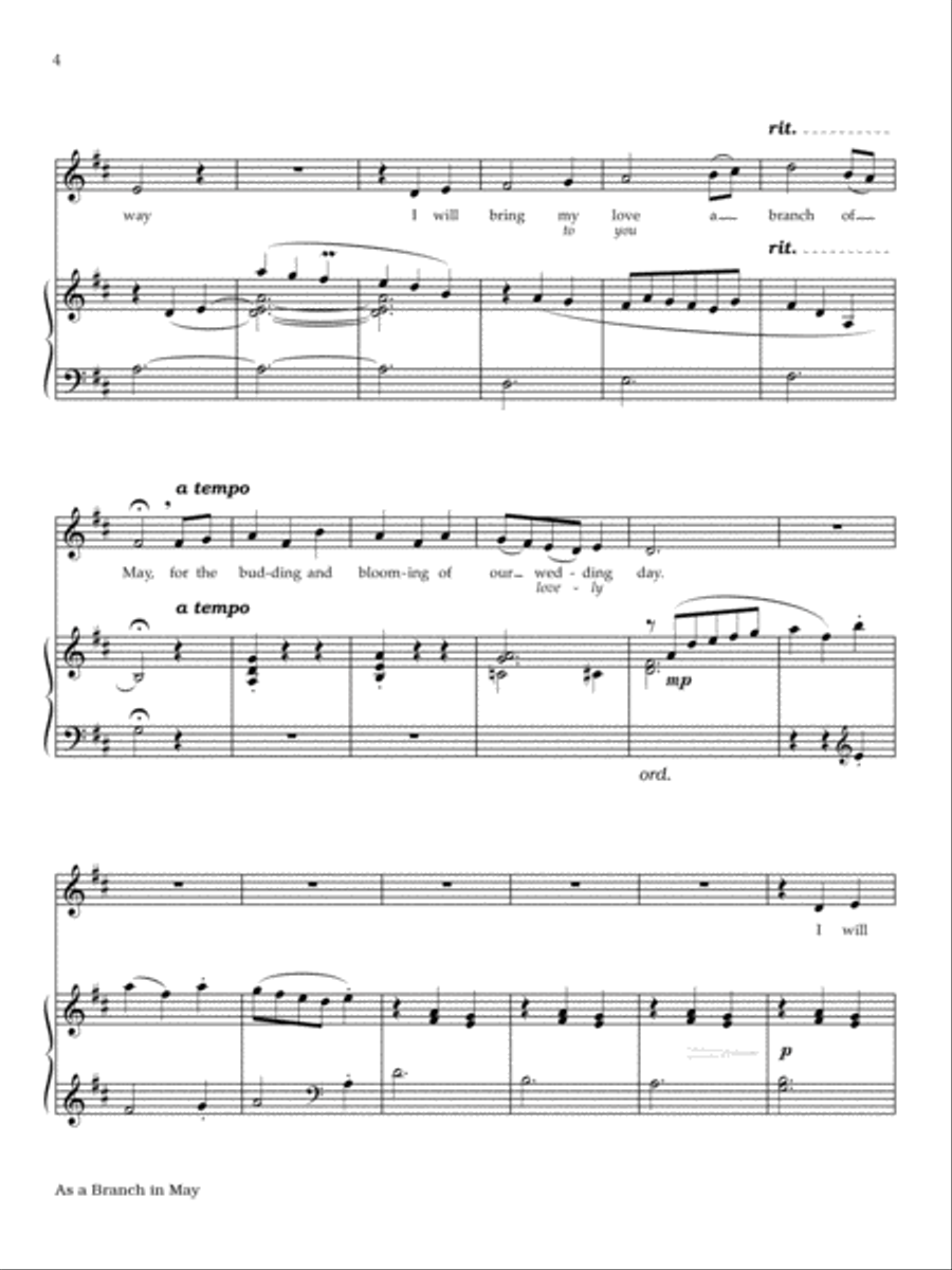 As a Branch in May Piano scores gallery preview page 2