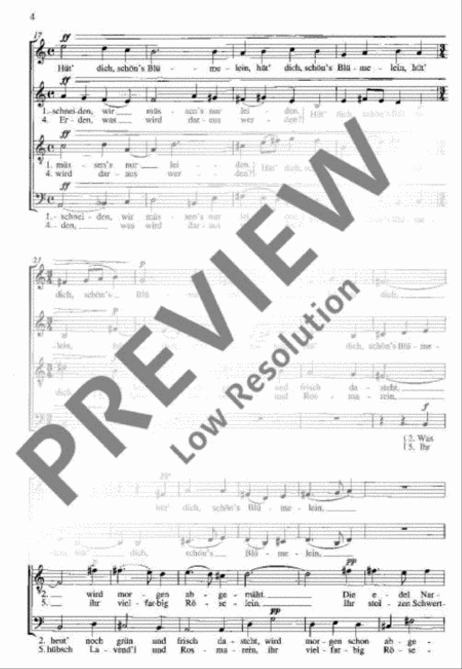 Es ist ein Schnitter, heißt der Tod 4-Part scores gallery preview page 3