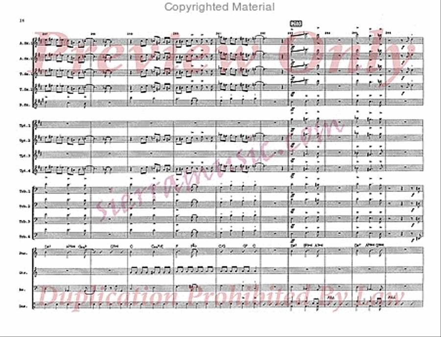 St. Thomas Big Band scores gallery preview page 27
