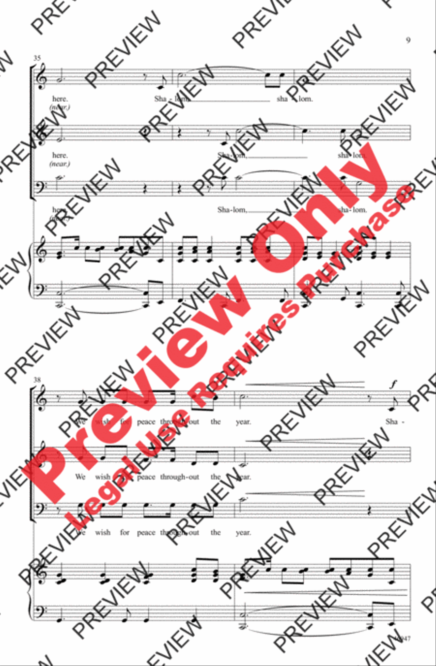 In the Candleglow In the Candleglow 3-Part scores gallery preview page 9