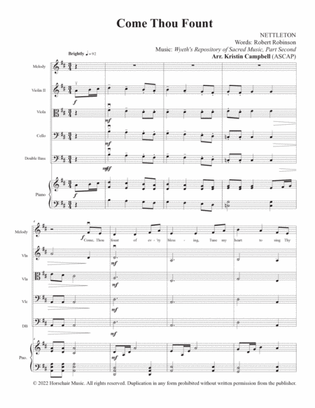 Come Thou Fount - Flex Orchestra image number null