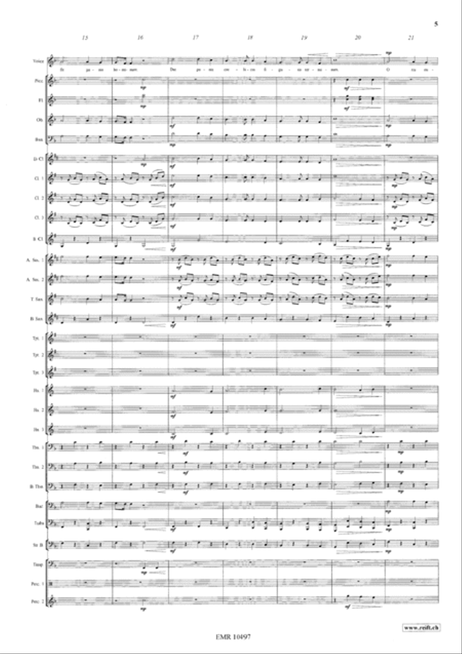 Panis Angelicus Panis Angelicus Concert Band scores gallery preview page 5