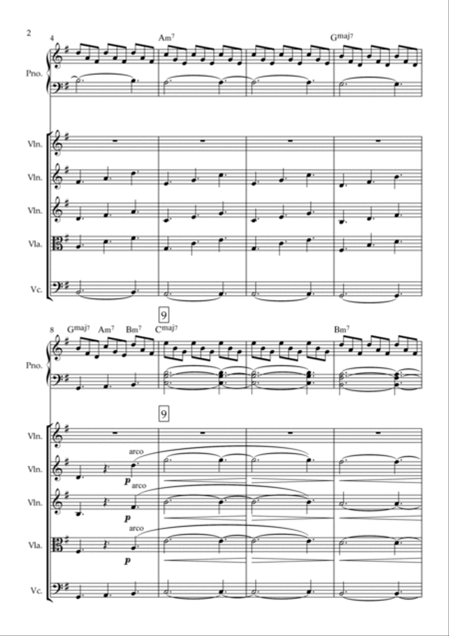If I Ain't Got You Piano Quintet scores gallery preview page 2