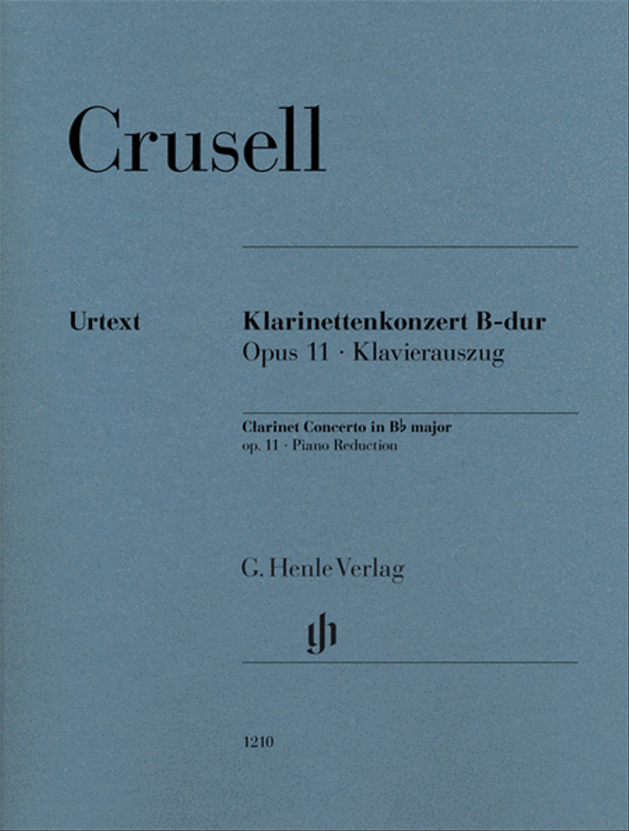 Clarinet Concerto in B-flat Major, Op. 11 Clarinet Solo scores gallery preview page 1