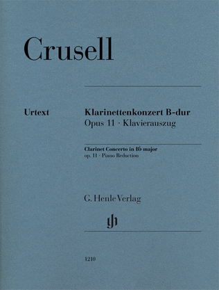 Book cover for Clarinet Concerto in B-flat Major, Op. 11