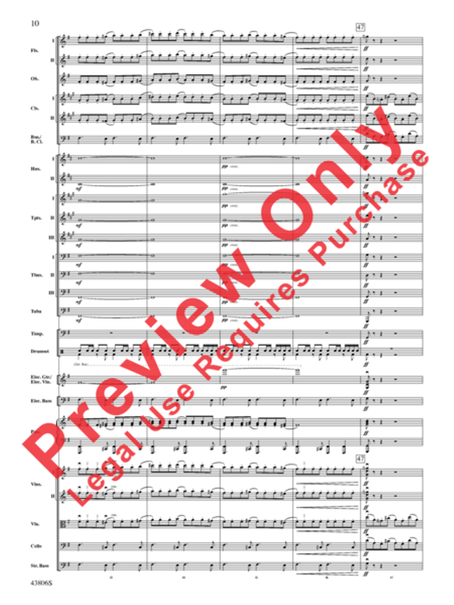 A Mad Russian's Christmas Full Orchestra scores gallery preview page 38