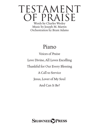 Testament of Praise (A Celebration of Faith) - Piano
