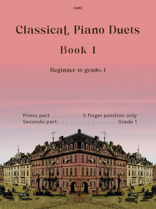 Book cover for Classical Piano Duets, Book 1