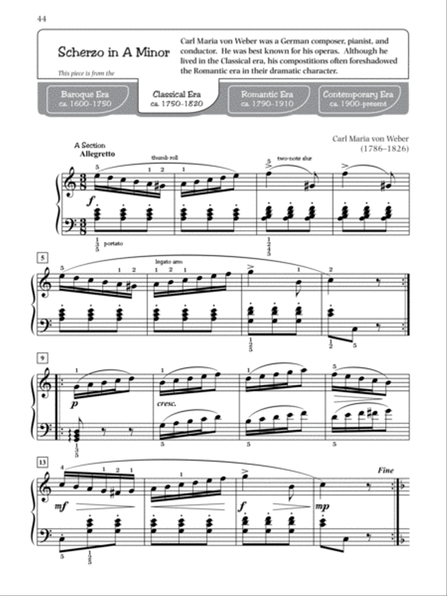 Pathways to Artistry -- Masterworks, Book 3 Piano Method scores gallery preview page 6