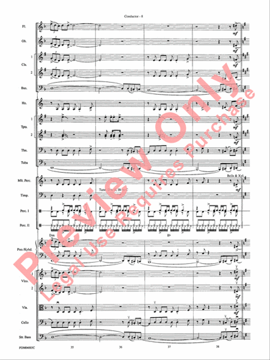 The Pink Panther Full Orchestra scores gallery preview page 11