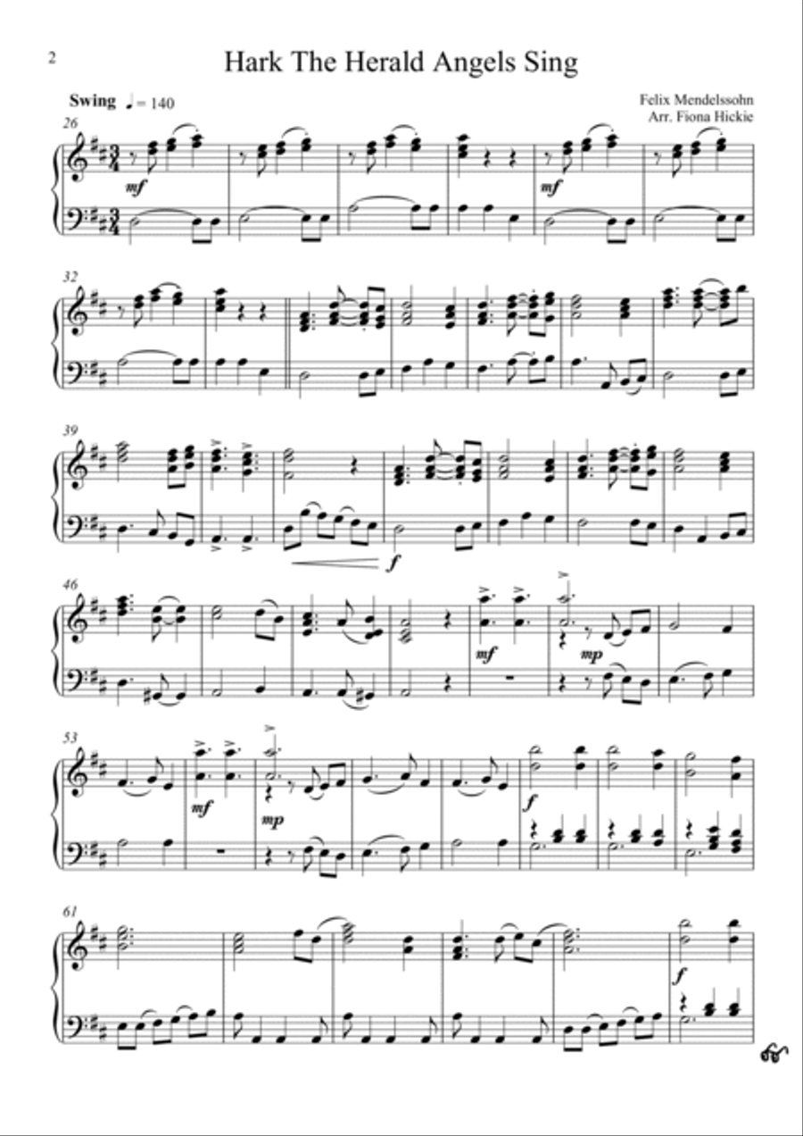 A Christmas Revamp Piano Solo scores gallery preview page 3