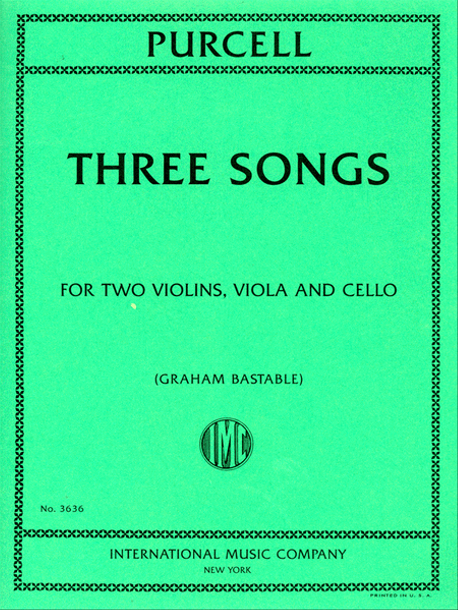 Three Songs (What Shall I Do; Next, Winter Comes Slowly; From Rosy Bowers) String Quartet scores gallery preview page 1
