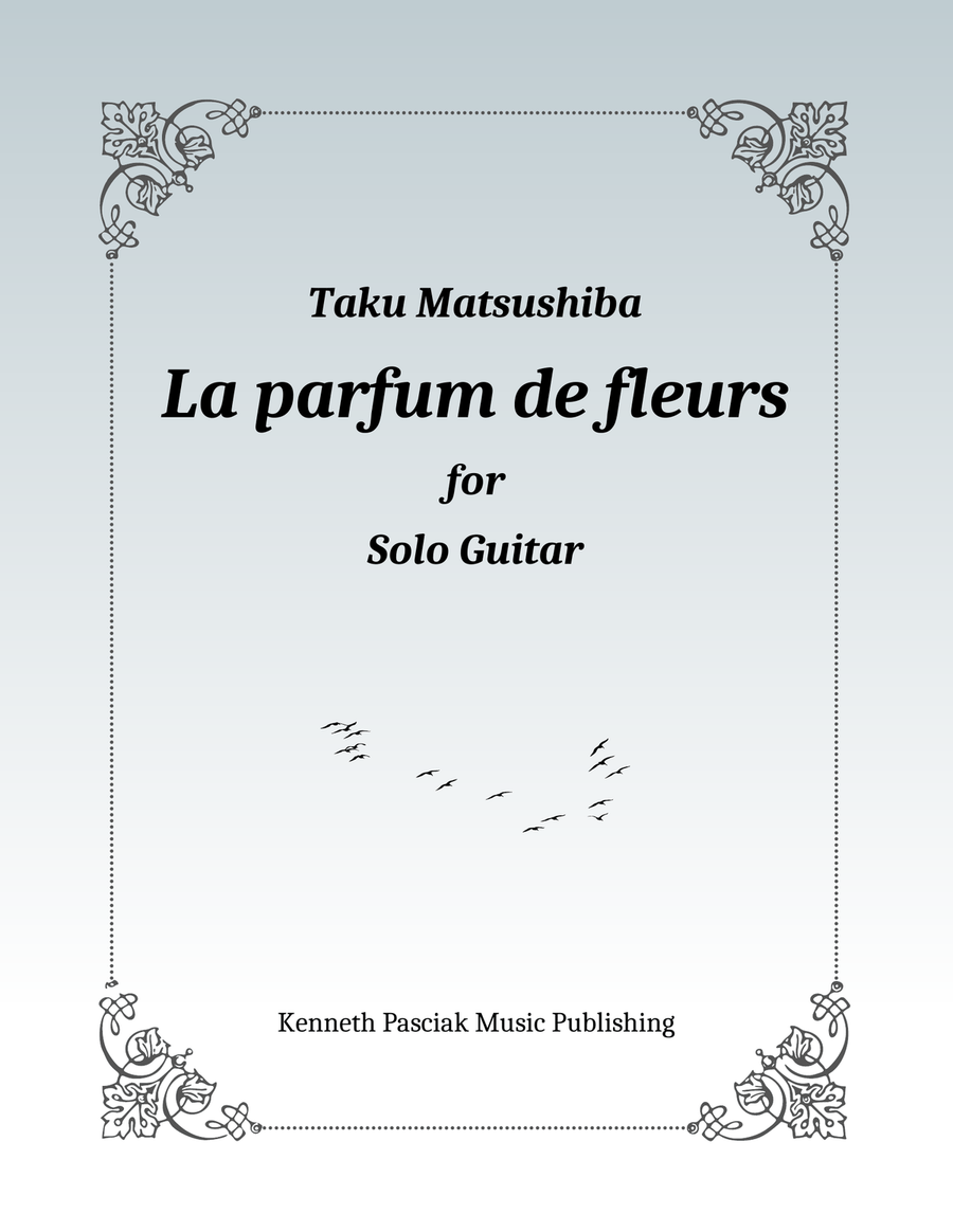 La Parfum De Fleurs Acoustic Guitar scores gallery preview page 1