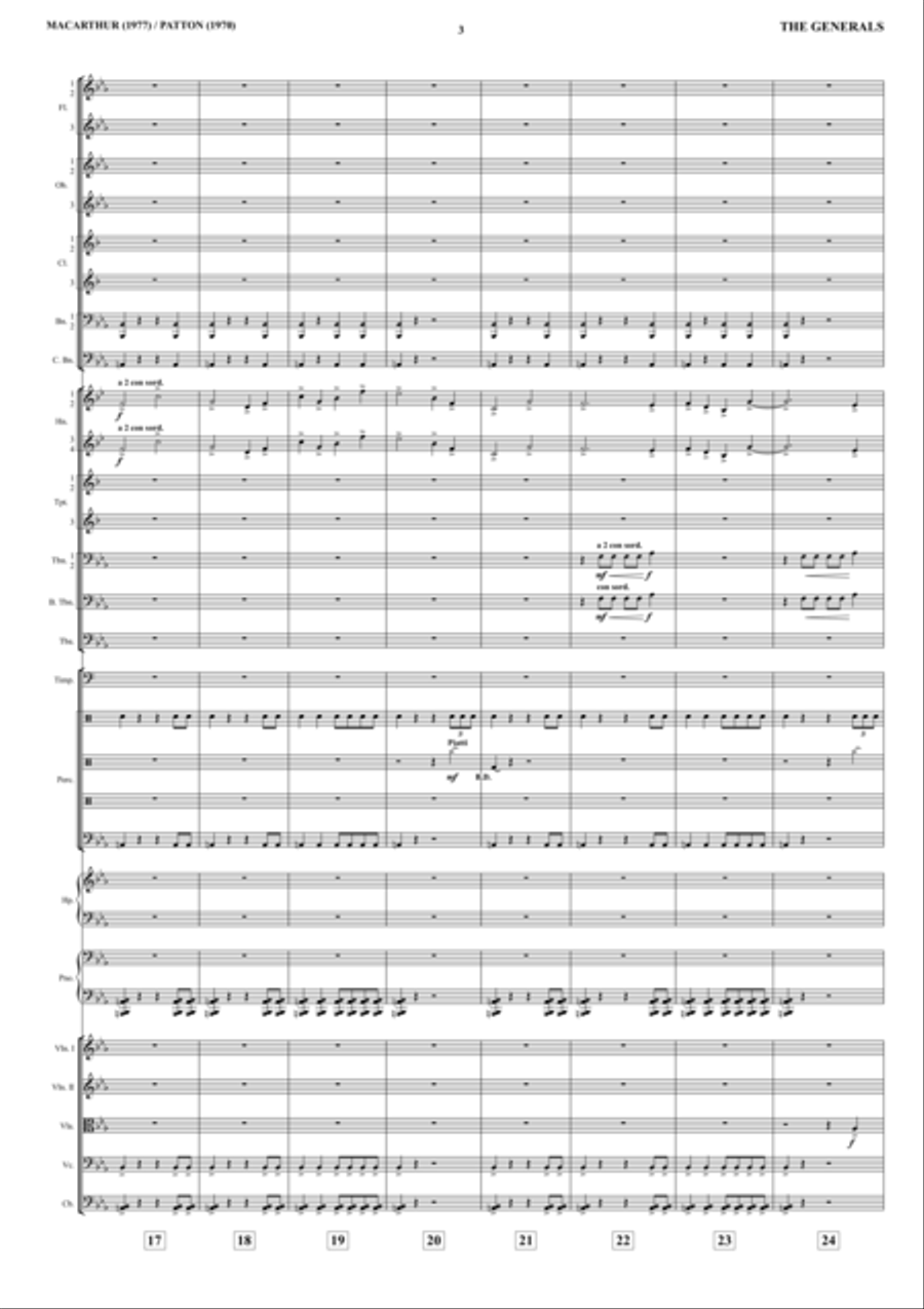 General's Suite Macarthur Patton - Score Only Full Orchestra scores gallery preview page 5