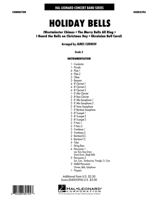 Holiday Bells - Conductor Score (Full Score)