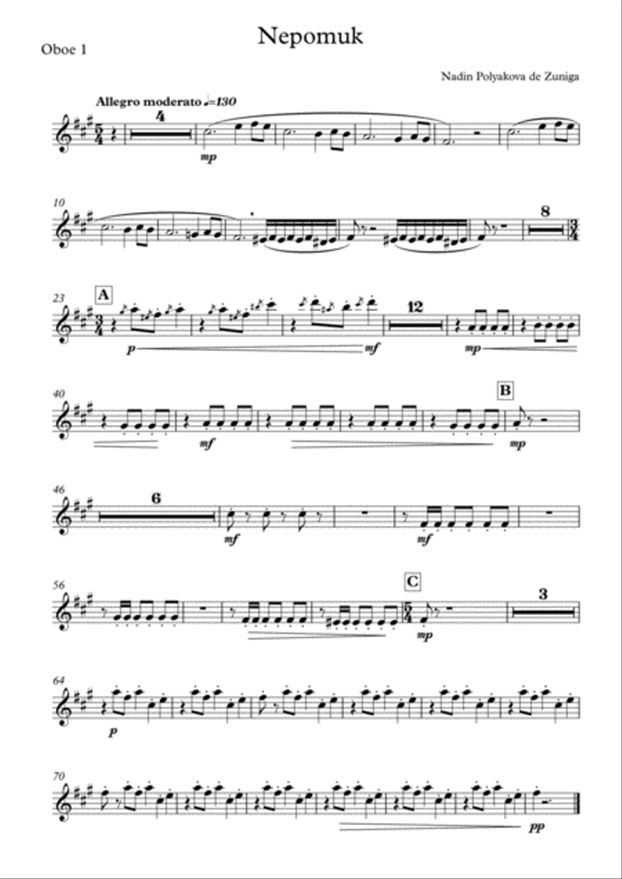 Nepomuk. Parts Small Ensemble scores gallery preview page 5