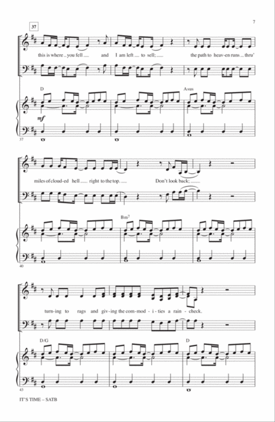 It's Time 4-Part scores gallery preview page 5