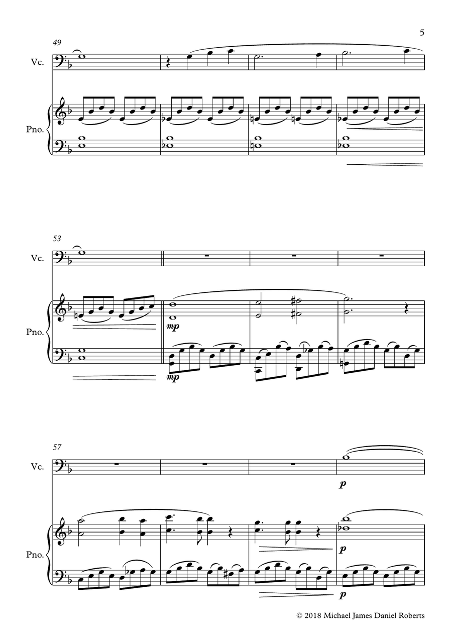 Aurora's Dream Piano scores gallery preview page 5