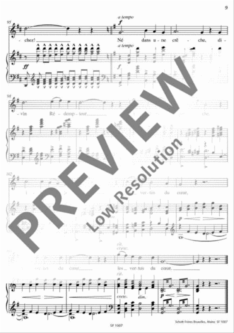 Jésus de Nazareth Voice Solo scores gallery preview page 10