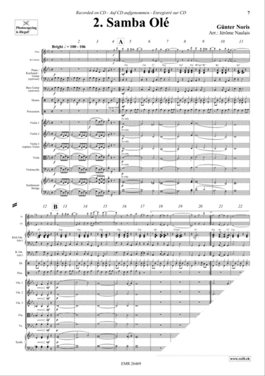 Let's Dance Volume 5 Let's Dance Volume 5 Woodwind Ensemble scores gallery preview page 4