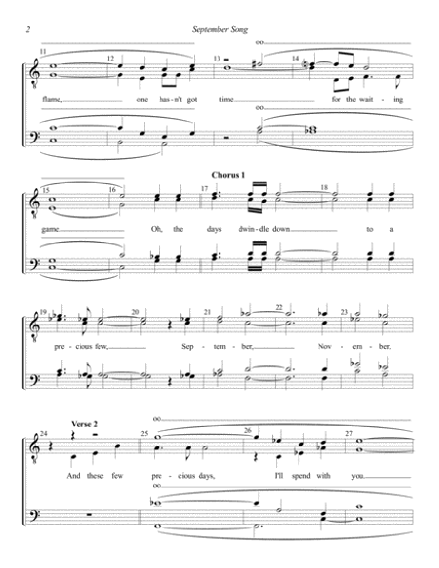 September Song September Song TTBB scores gallery preview page 2
