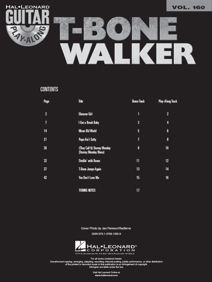 T-Bone Walker T-Bone Walker Electric Guitar scores gallery preview page 2