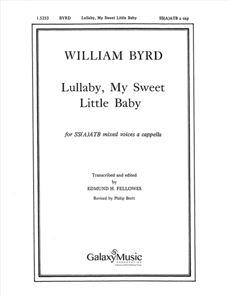 Lullaby, My Sweet Little Baby