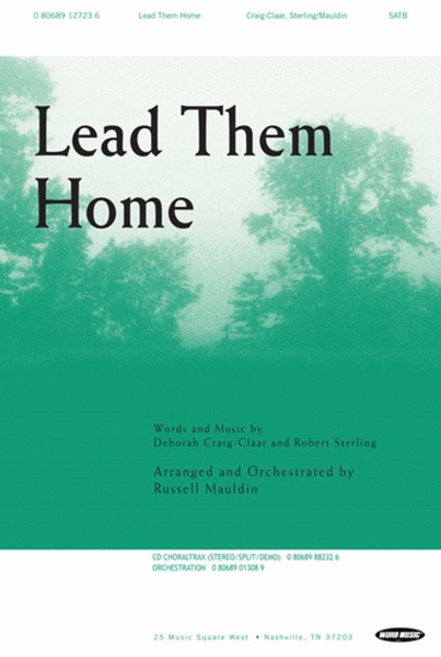 Lead Them Home - CD ChoralTrax