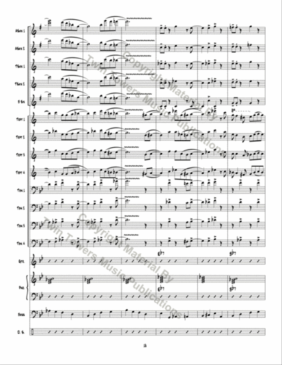 Junk Mix and Hubcap Sale Jazz Ensemble scores gallery preview page 19