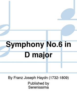 Book cover for Symphony No.6 in D major