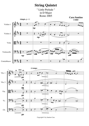 String Quintet - Little Prelude in D Major