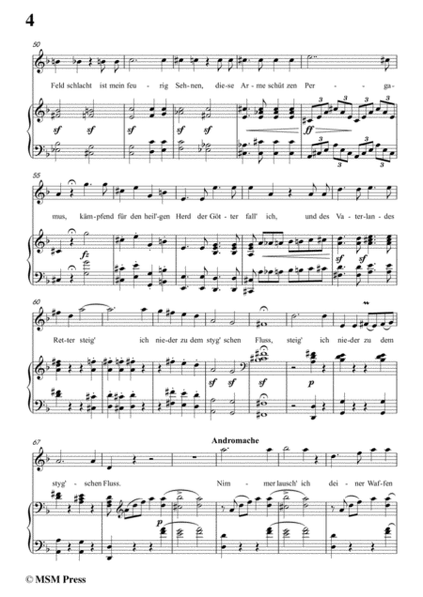 Schubert-Hektors Abschied(Hector's Farewell),D.312,in b flat minor,for Voice&Piano image number null