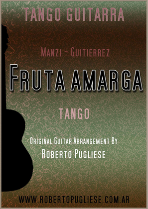 Fruta amarga - tango (Gutierrez-Manzi)