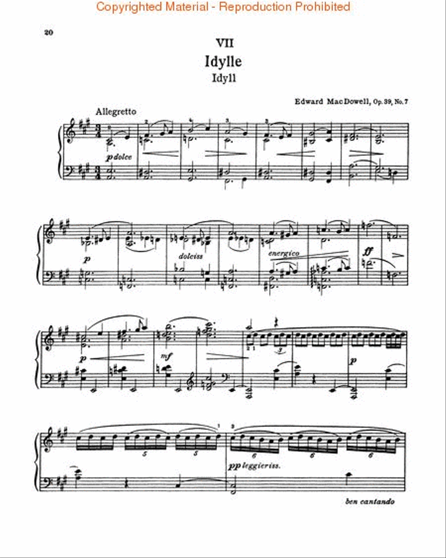 12 Etudes for the Development of Technique and Style, Op. 39 Piano Method scores gallery preview page 4