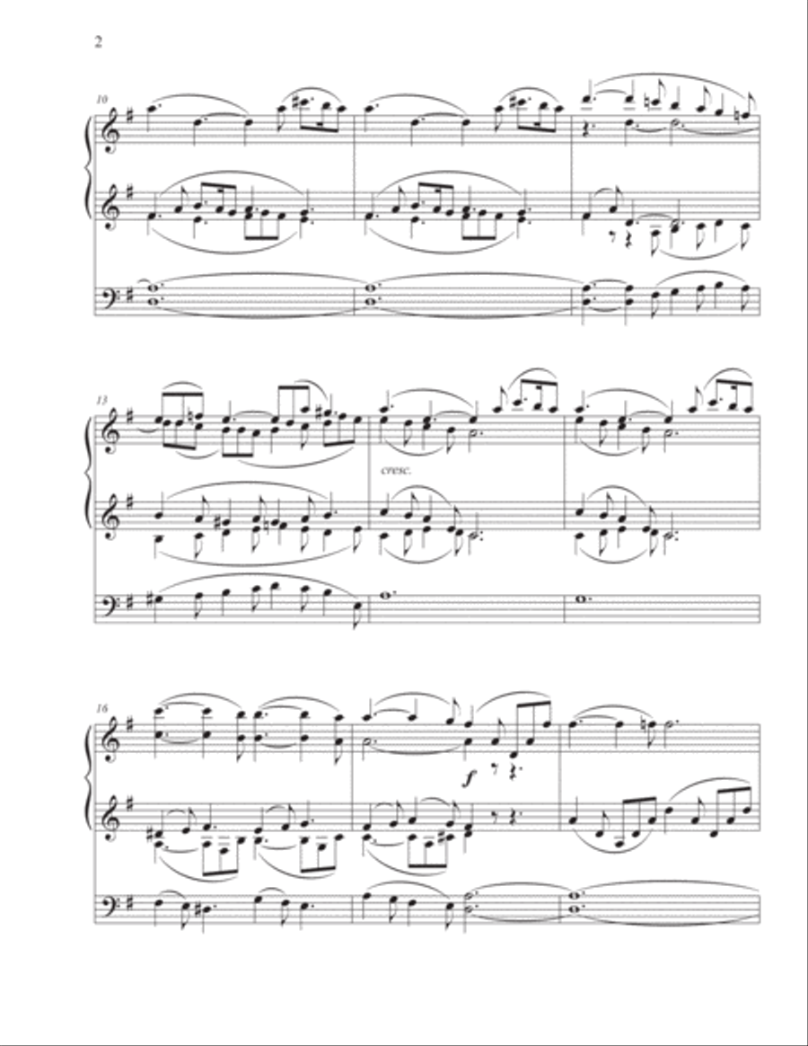 Prelude from Oratorio de Noël, Op. 12 (Organ Solo) Organ Solo scores gallery preview page 2
