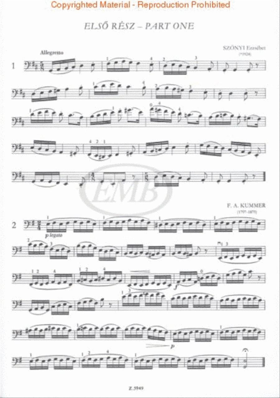 Violoncello Tutor – Volume 4 Cello scores gallery preview page 3