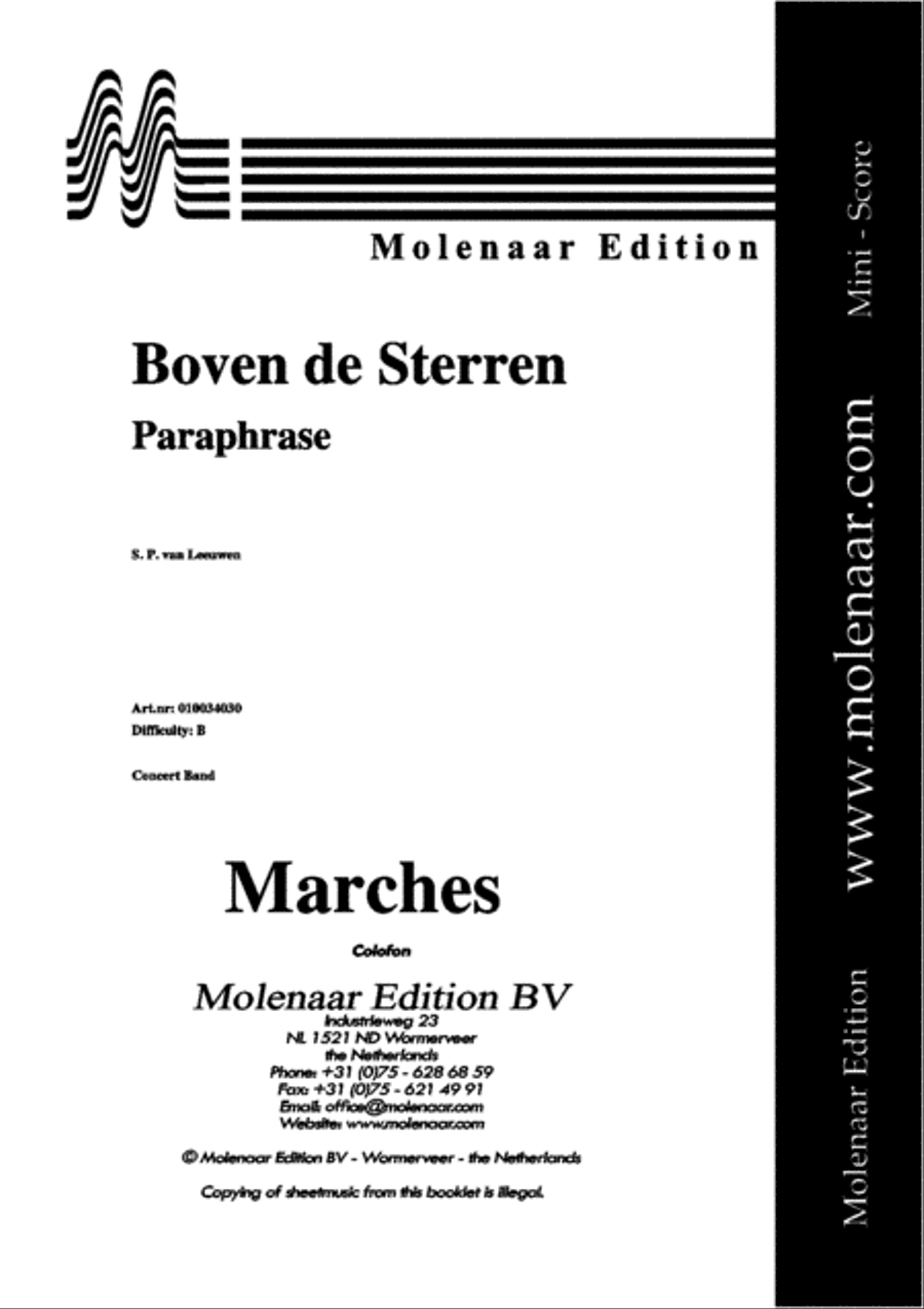 Boven de Sterren Concert Band scores gallery preview page 2