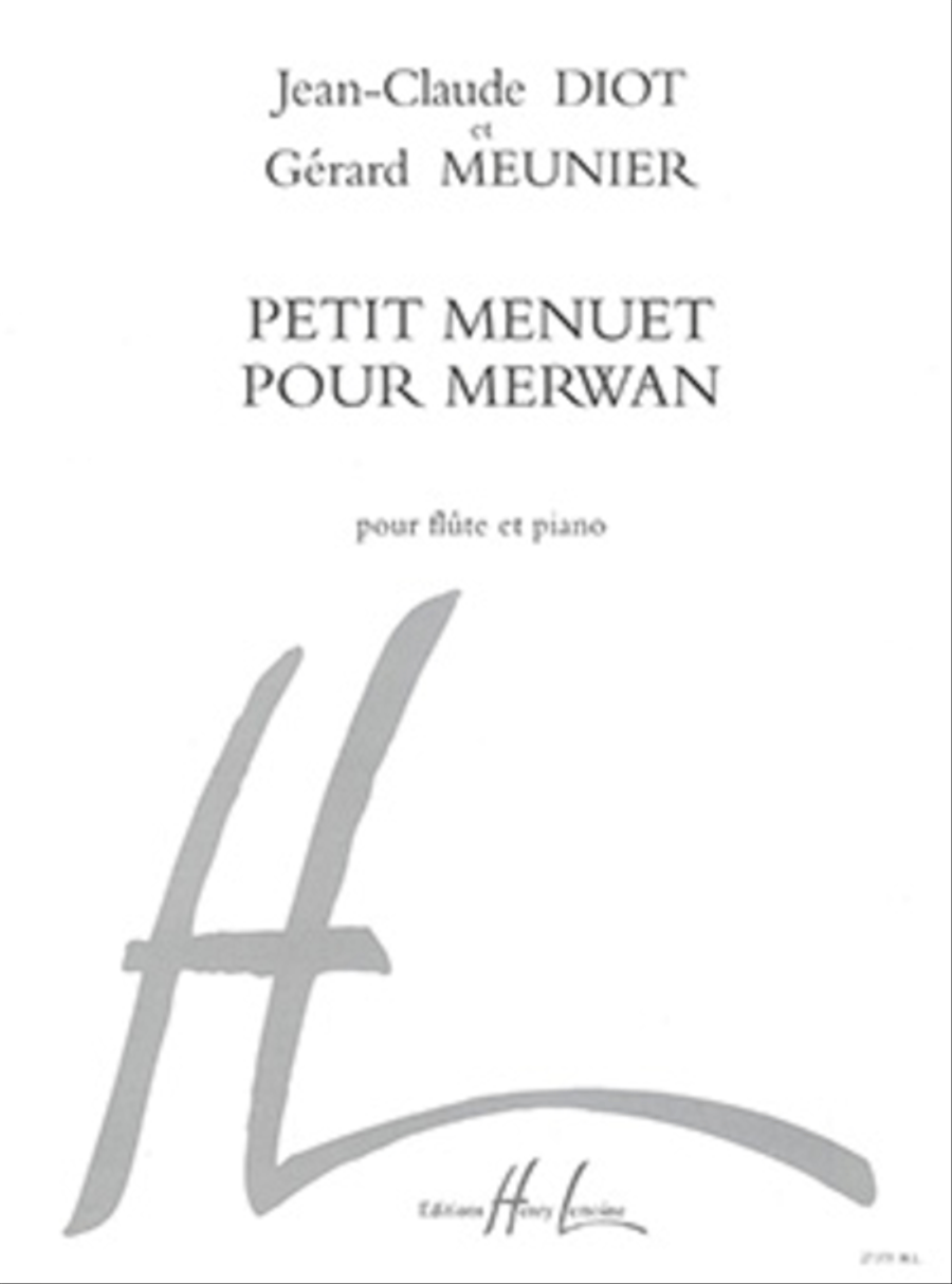 Petit Menuet Pour Erwan Flute Solo scores gallery preview page 1