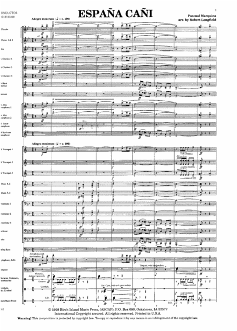 Espana Cani Set of Parts scores gallery preview page 2
