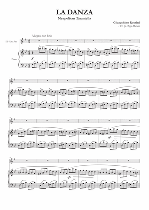 La Danza (Neapolitan Tarantella) for Alto Saxophone and Piano