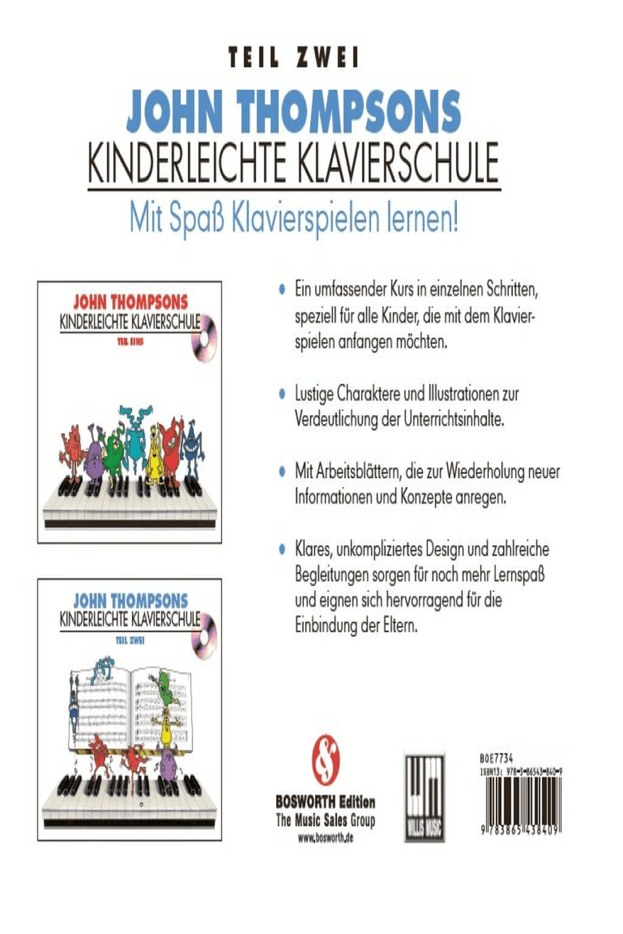 John Thompsons Kinderleichte Klavierschule 2 Piano Method scores gallery preview page 2