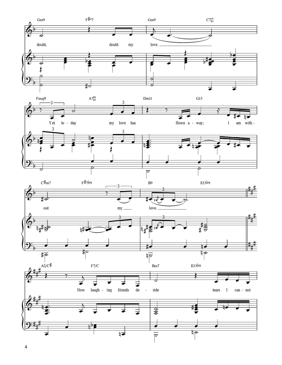 Smoke Gets In Your Eyes Piano, Vocal, Guitar scores gallery preview page 4