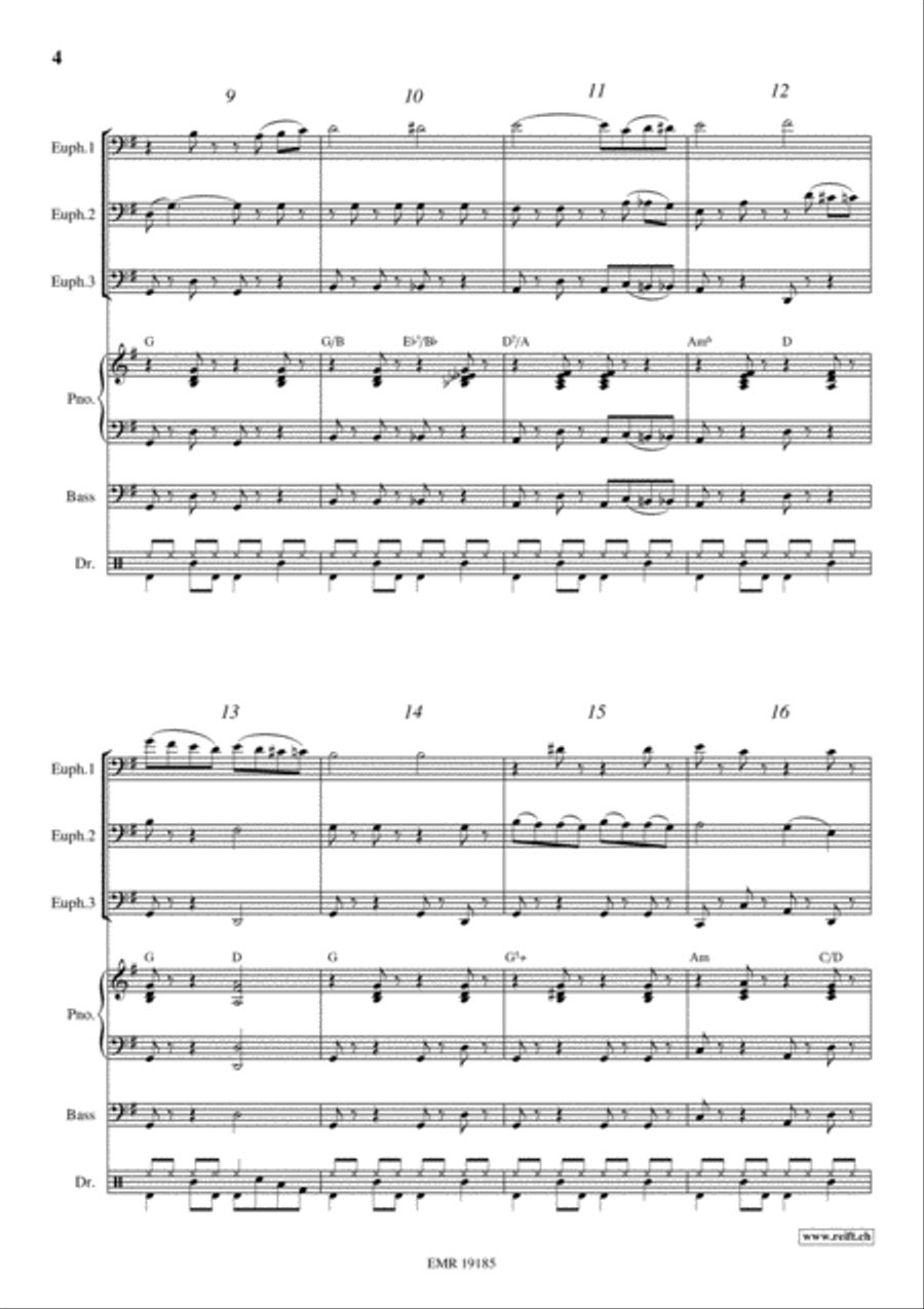 Swanee Euphonium Trio scores gallery preview page 4