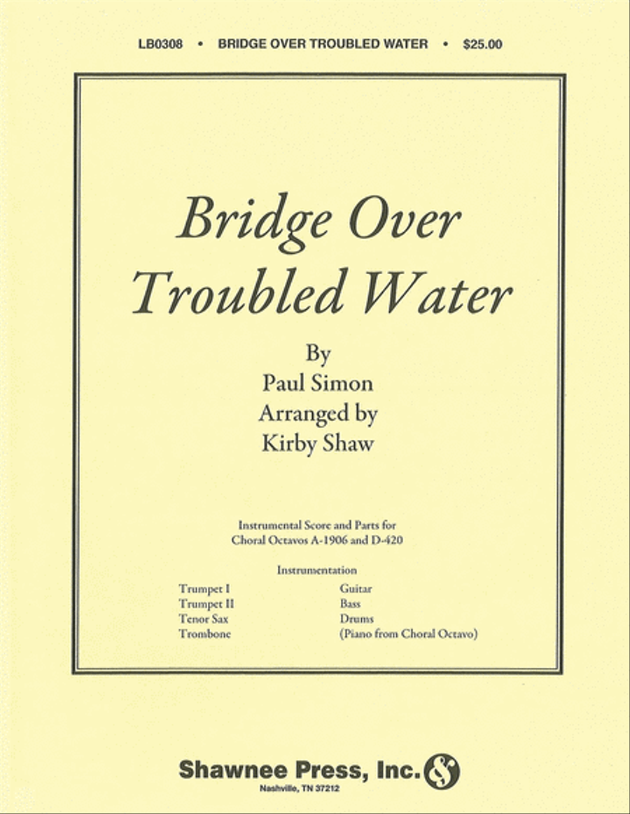 Bridge over Troubled Water Choir scores gallery preview page 1
