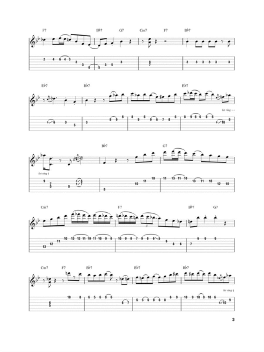 Deep Electric Guitar scores gallery preview page 3