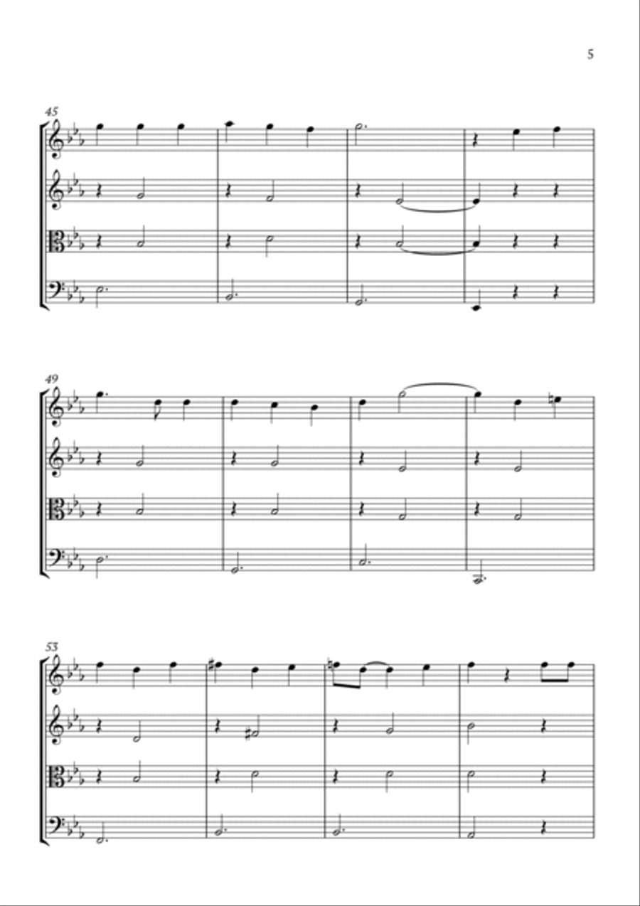 Les Poissons String Quartet scores gallery preview page 5