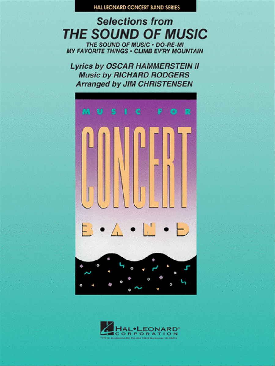 Selections from The Sound of Music Concert Band scores gallery preview page 1