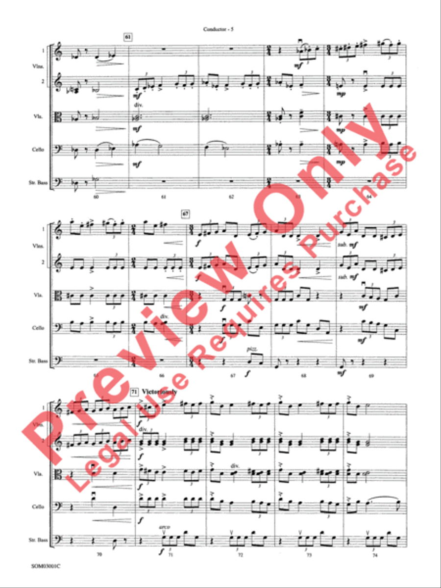 Harry's Wondrous World (from Harry Potter and the Chamber of Secrets) String Orchestra scores gallery preview page 8