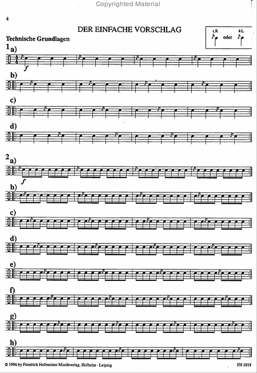 Schule für Kleine Trommel, Band 2 Snare Drum scores gallery preview page 2